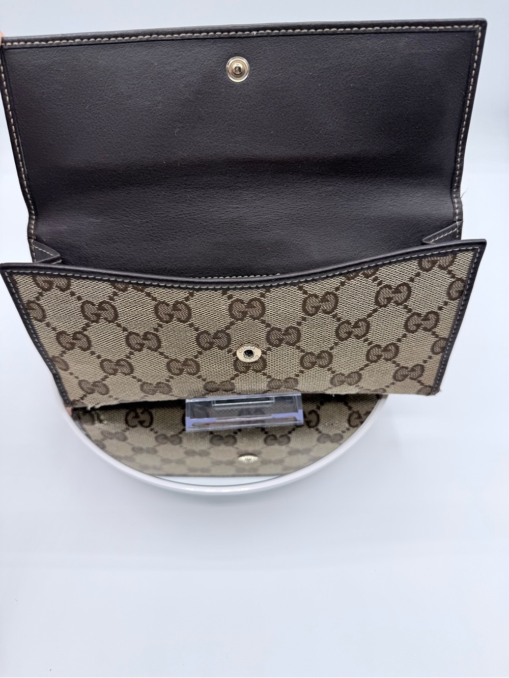 Gucci GG Supreme Continental Wallet on Chain-Customized 🍒 - Picture 12 of 17
